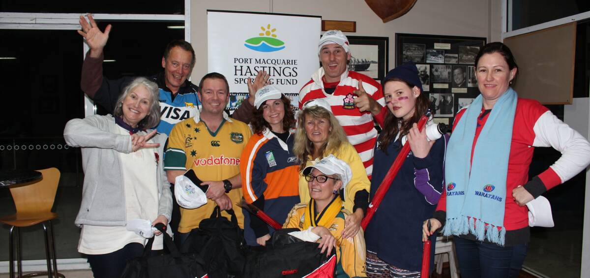 Sports trivia: Mayor Peter Besseling and some of his fellow trivia buffs at the 2015 mayor's sporting fund trivia night. The 2016 event is on Friday August 5.