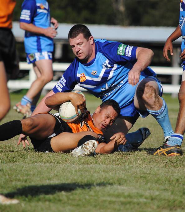 Led from the front: Robert Smokey Smith led from the front in the Kendall Blues' Hastings League clash against the Beechwood Shamrocks on Saturday.