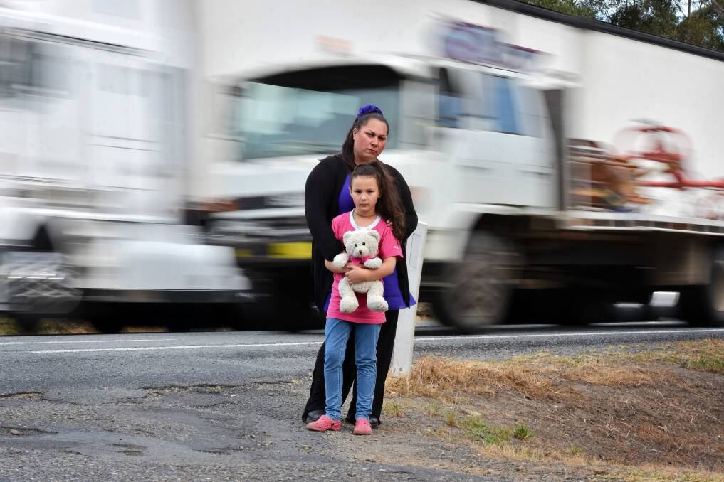 Family impact: Lisa Milnes-Thurling and Samantha Milnes know only too well the impact a truck crash can have on a family. Photo: Ivan Sajko