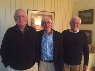 Reunion: John, Alan and Brian Freedman.