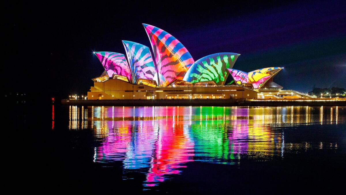 The Sydney Opera House … still Vivid’s focal point.