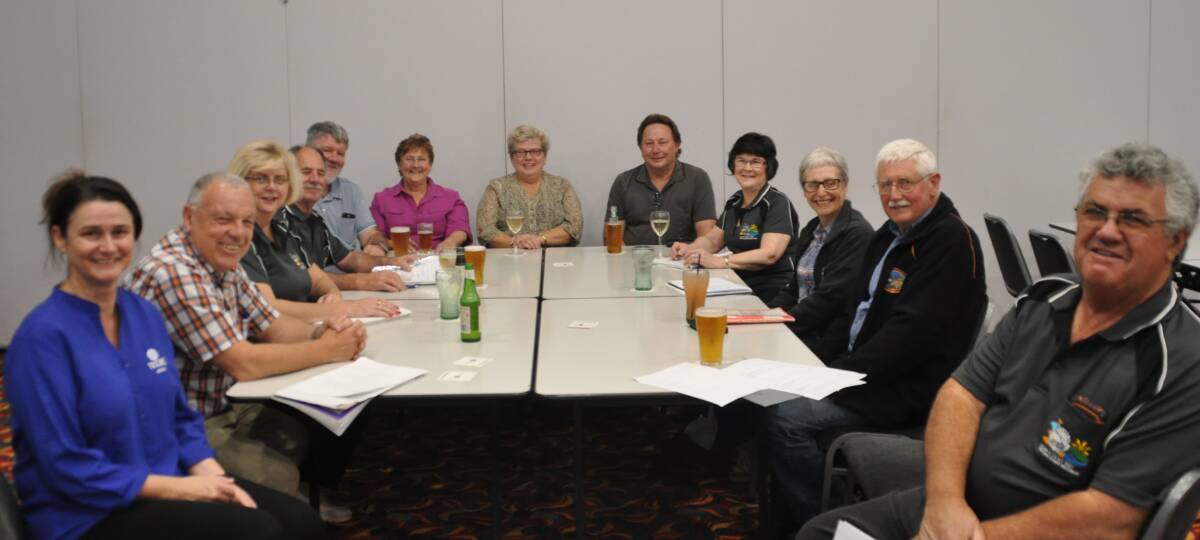 Getting ready to roll: Ulysses committee members and Chamber of Commerce representatives discuss the 2017 AGM coming to Wauchope.