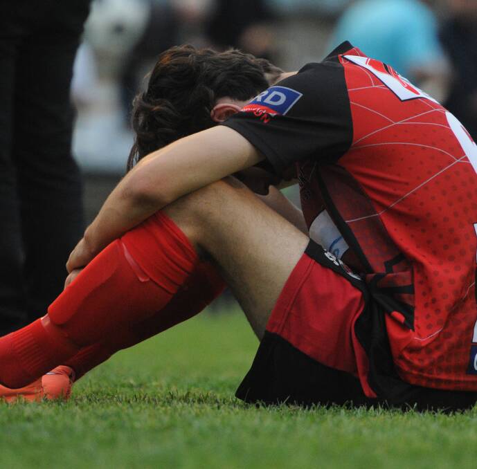 Heartbreak: Lachlan Swan reflects on a grand final that got away.