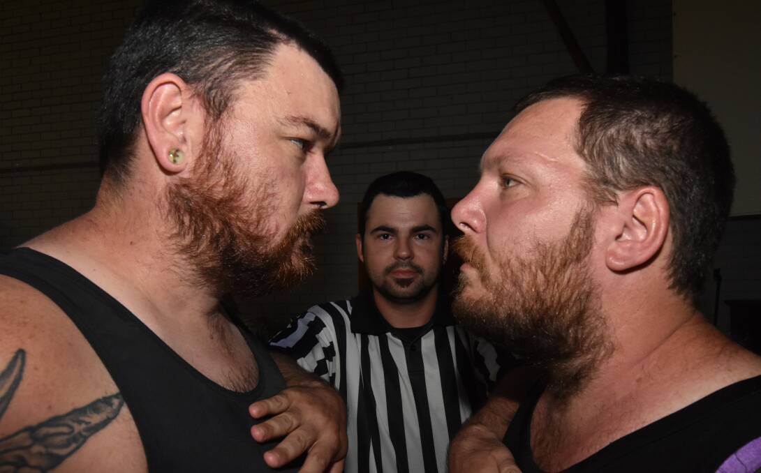 Facing off: JD Wilson and Chad Waugh will feature in the main event at Wrestleslam II.