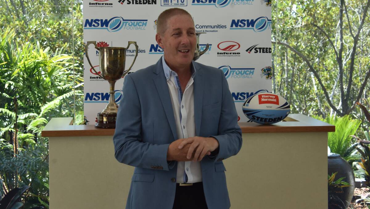 Great part of the world: NSW Touch Football general manager Dean Russell loves coming back to Port Macquarie. PHOTO: Ivan Sjako