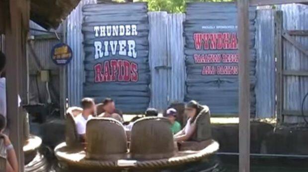 The Thunder River Rapids ride at Dreamworld. Photo: YouTube
