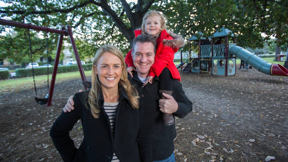 Whole Kids founders Monica and James Meldrum with daughter Chloe.