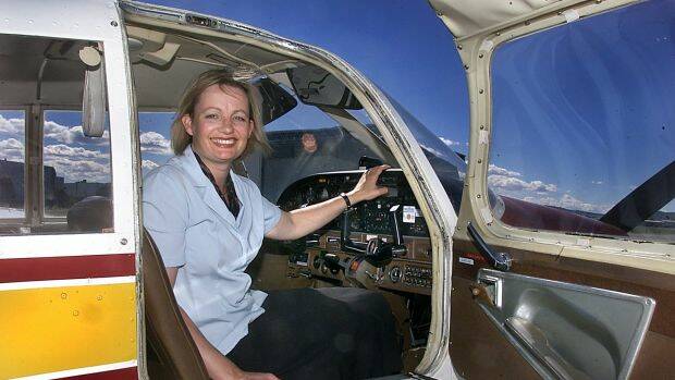 While Ms Ley often flies herself around her electorate, she denies piloting the capital city flights herself. Photo: Alex Massey