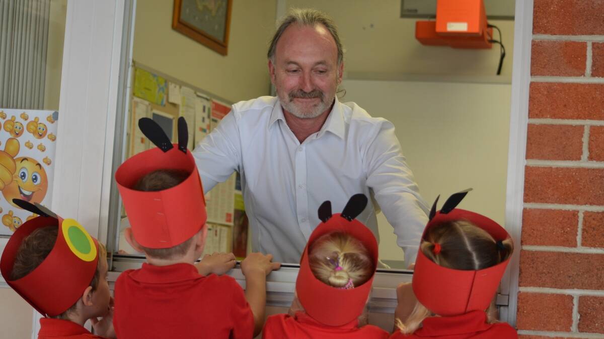 MR T TAKES THE TOP JOB: Grant Timmins' appointment as Principal at Laurieton Public School has been applauded by colleagues, parents and students.