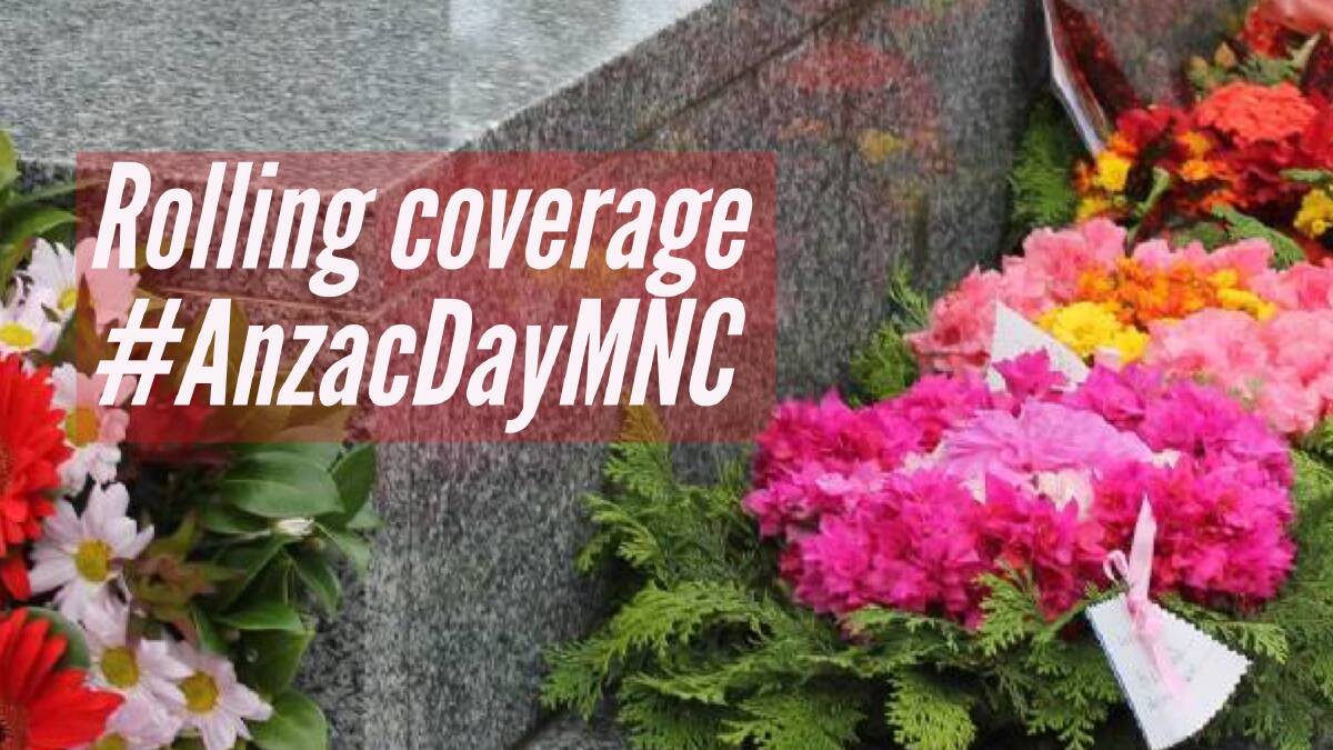 Rolling Anzac Day coverage