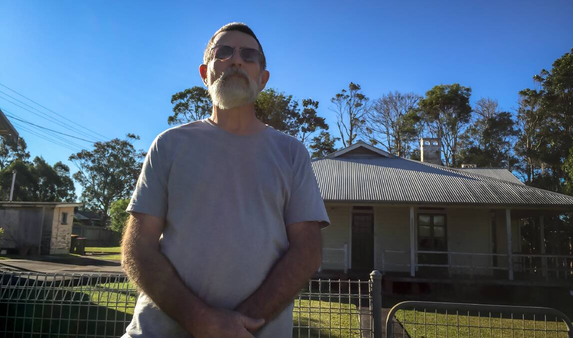 Laurieton's heart: Camden Haven Historical Society president Phillip Bowman wants better protection for heritage sites after a development application was approved.