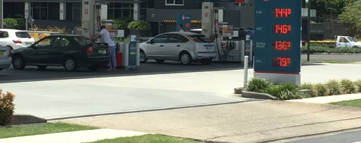 Price hike: The average price of Port Macquarie’s unleaded petrol for the week ending January 15 was 142.3.  