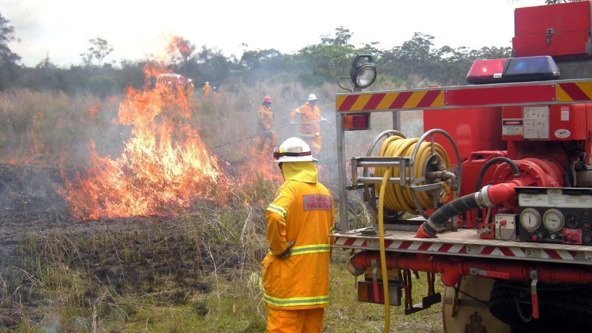 Hazard reduction burn in Laurieton