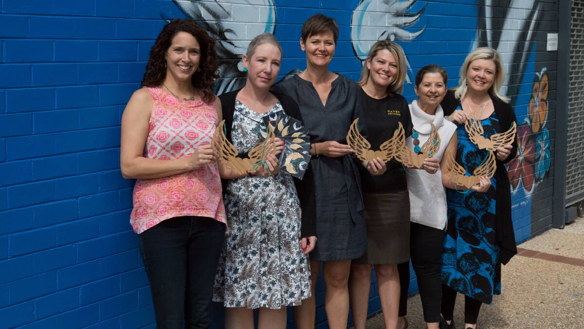 Making a difference: Jody Carey, Skye Petho, Karen Archer, Tania Magon, Jenny Edmunds and Mel Haverfield.