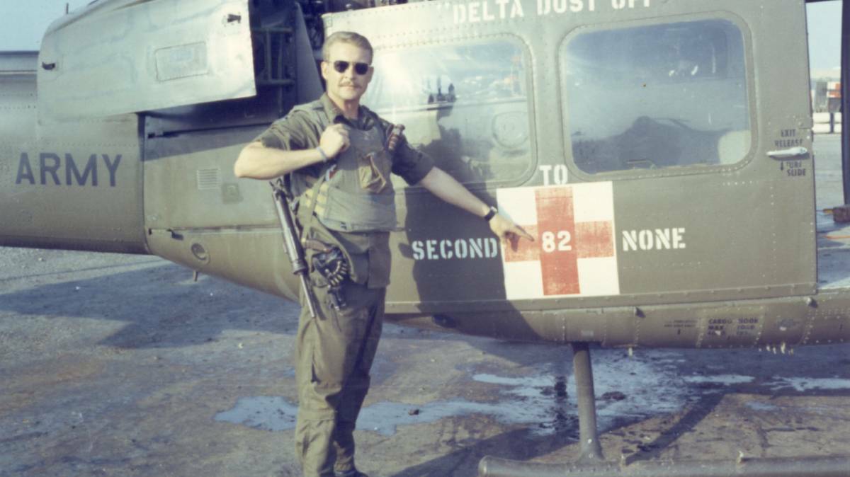 US helicopter pilot Jack Grass has never been forgotten by Beechwood man, Mal Butler.