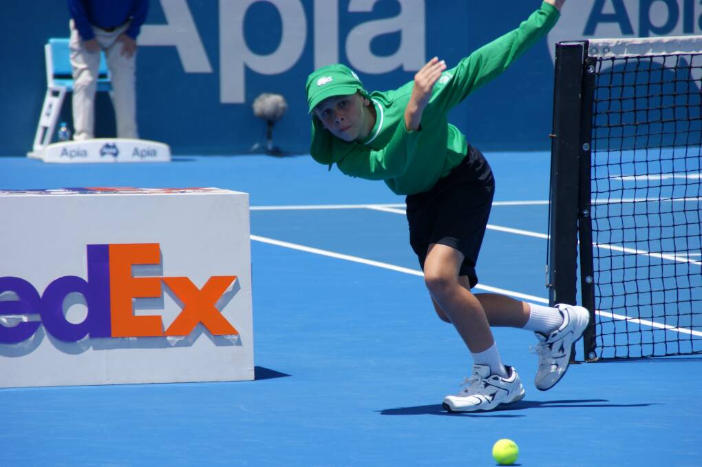 Kendall Tennis Club junior Rhyan Hudson has been selected in the Australian Open Ballkid squad for 2018.
