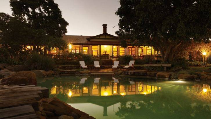 The pool at dusk.  Photo: Supplied