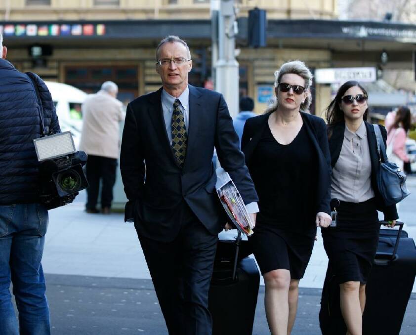 DPP counsel David Buchanan arrives at the Sydney inquest on Tuesday. Photo: Janie Barrett