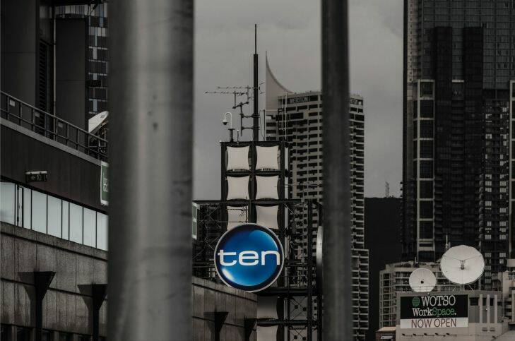 SYDNEY, AUSTRALIA - JUNE 14:  It's a dark for Channel Ten as the network announces it is entering voluntary administration on June 14, 2017 in Sydney, Australia.  (Photo by Jessica Hromas/Fairfax Media)