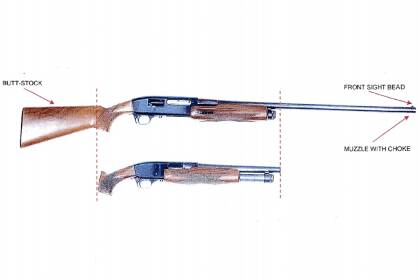 The ageing Le Salle 12-gauge sawn-off shotgun used by Monis during the siege. Photo: Supplied