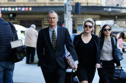 DPP counsel David Buchanan arrives at the Sydney inquest on Tuesday. Photo: Janie Barrett