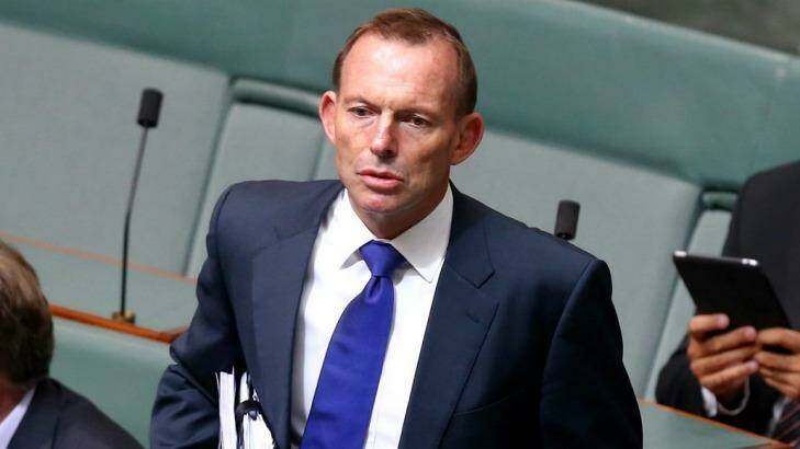 Former Prime Minister Tony Abbott Photo: Alex Ellinghausen
