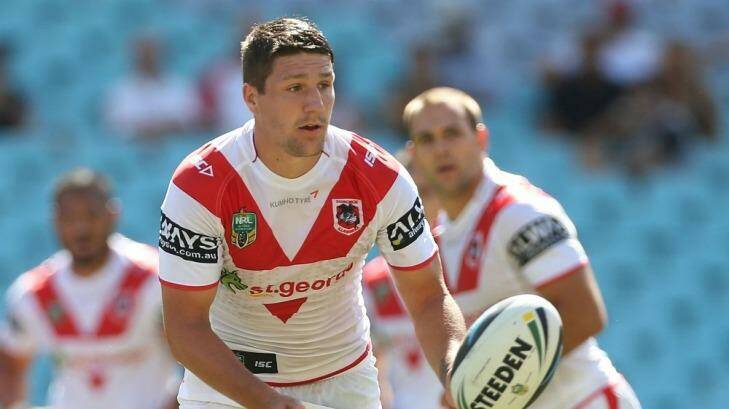 Moving on: Gareth Widdop says the win over the Warriors helped the Dragons overcome their controversial loss to Melbourne. 