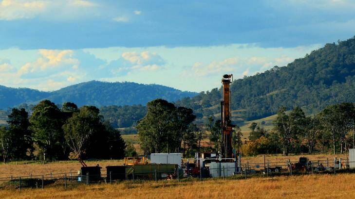 Drilling for gas near Gloucester. Photo: Simone De Peak