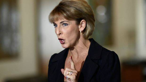 Employment Minister Michaelia Cash has accused dodgy businesses of using taxpayer funds to shut up shop and shirk the payments they owe to employees.  Photo: The Canberra Times
