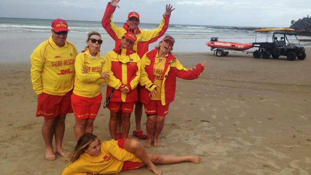 SIGNING OFF: Volunteers at Bonny Hills marked the end of another patrol season with a game of beach cricket and a hearty barbeque.