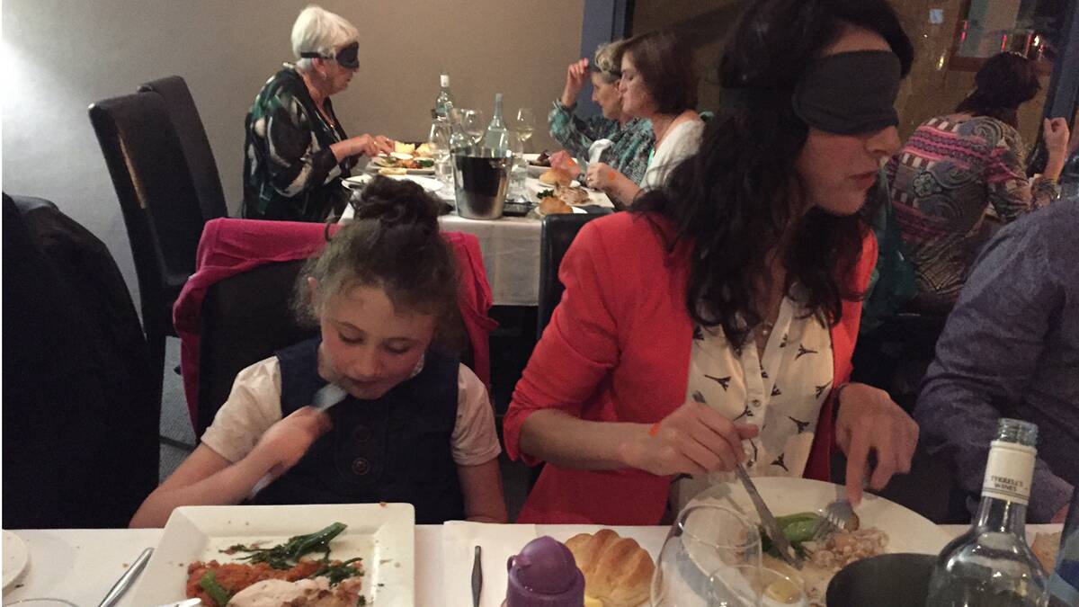 Just one meal shared with courageous mother and daughter, Tanya and Mackenzie Savva, provided a taste of what it's like to live with impaired vision; you quickly learn just how difficult it is to tackle the simplest of tasks.

