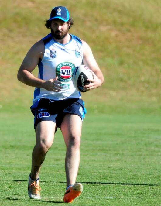 Action from today's Group 3 v NSW Blues training session in Coffs Harbour: Pics: MATT McLENNAN