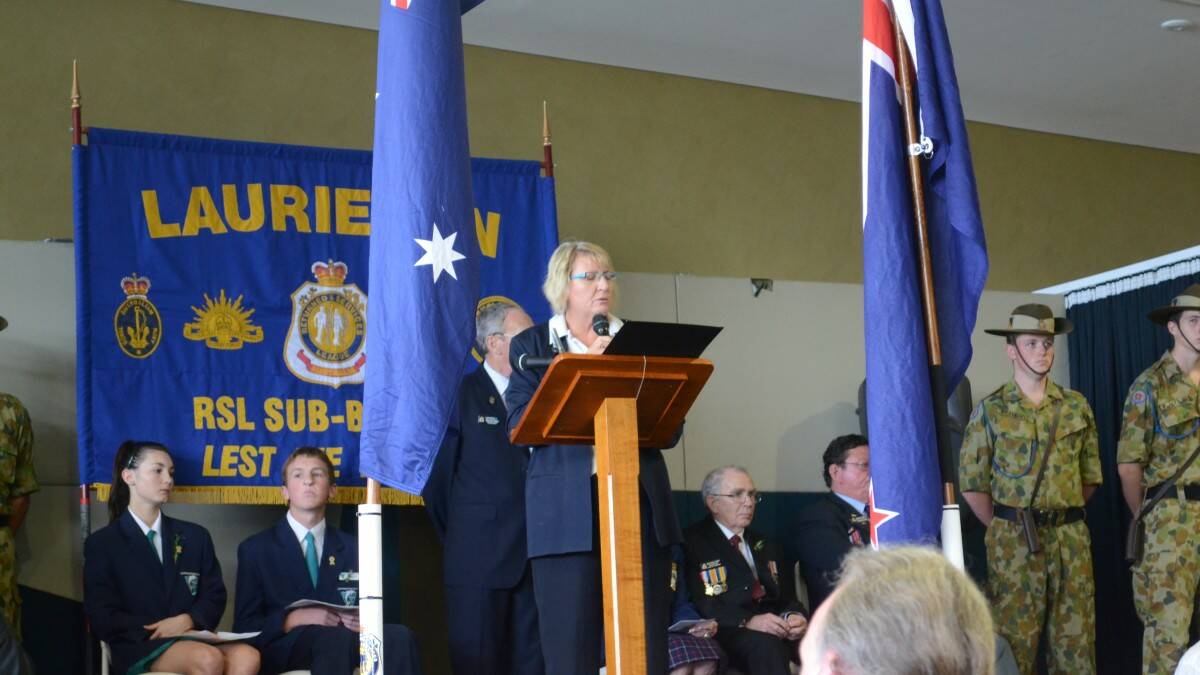 Anzac Day in Laurieton at the LUSC.