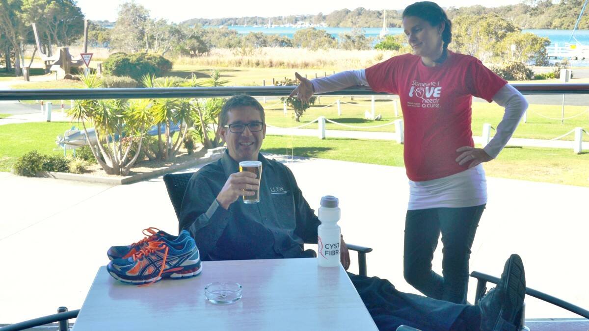 Laugh it up boss: Kristie Neilson is once again challenging her boss Robert Dwyer to the King of the Mountain challenge, for fundraising and bragging rights.