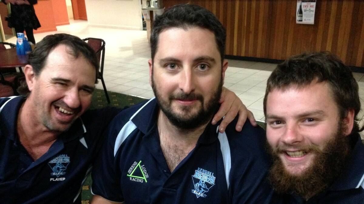 Kendall "icons" TK, Shannon Kennedy and Alex Pearce will shave their heads and beards to raise further funds for the Curtis Landers Appeal. Curtis Landers was a young footballer severely injured in Forster recently.
