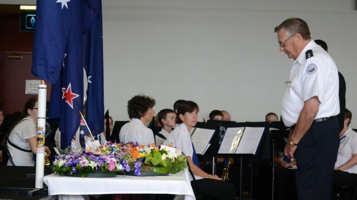 Anzac Day in Laurieton at the LUSC.