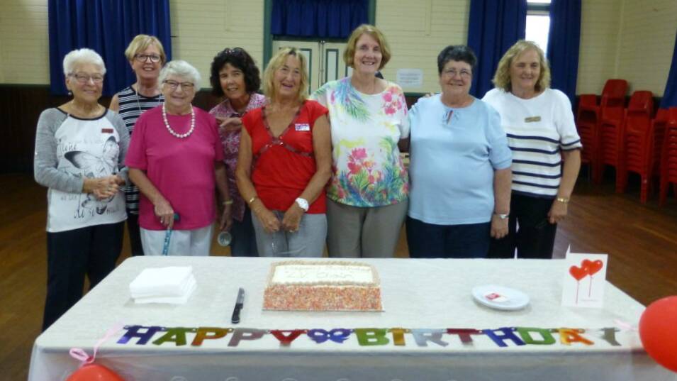 CELEBRATION: Some members of  the U3A Laurieton Voices Choir celebrating the group's fifth birthday as a U3A choir, on March 16.