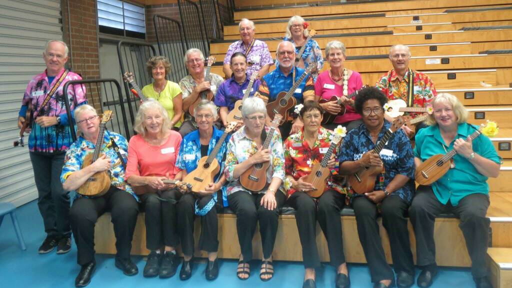 MUSICAL MATES: CHUMs, the Camden Haven Ukulele Musicians.