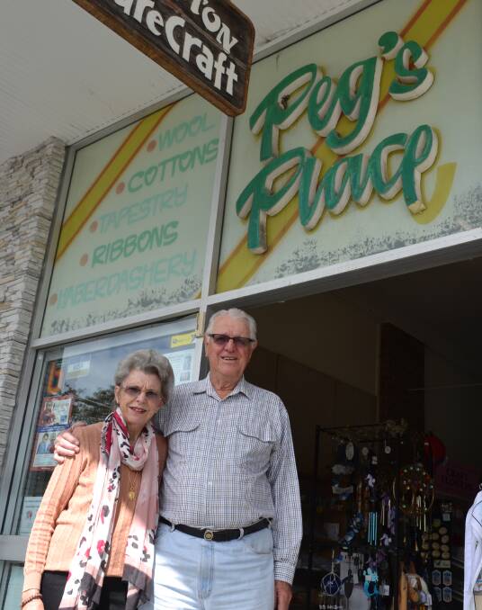 MORE TIME TOGETHER: Rhonda and Gavan Grayston will hand over the keys to Peg's Place on November 1.