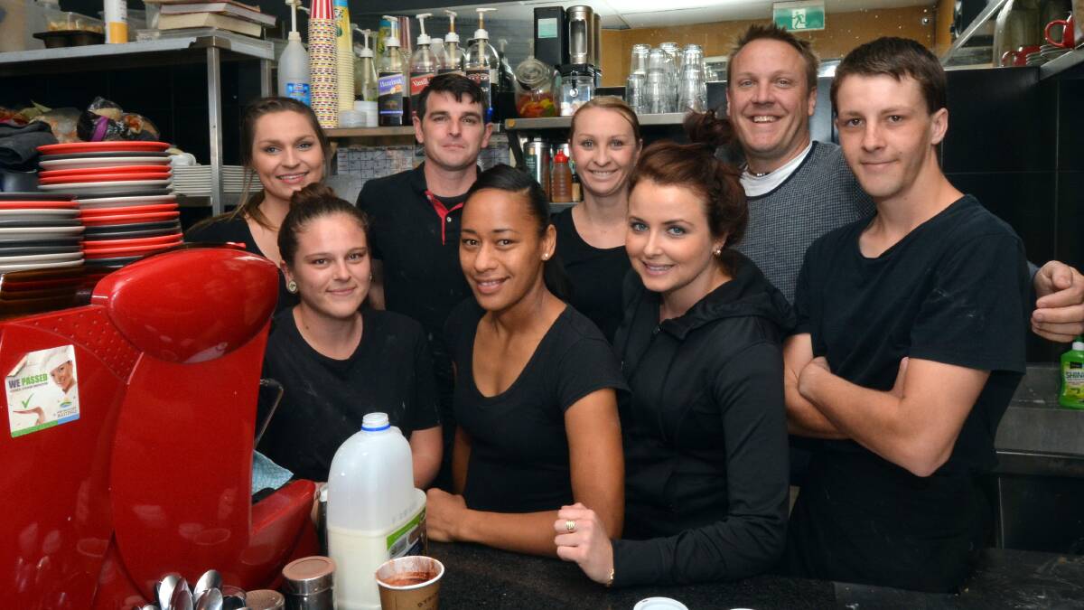 SWEET TEAM: Caramels @ Cathie crew - they were finalists in the Restaurants & Cafes category in 2015.