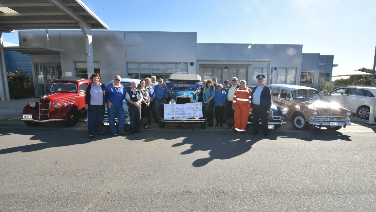Generous folk: The Hastings Auto Restorers Society has donated close to $50,000 to the Mid North Coast Cancer Institute.