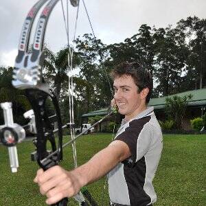 Shooting for international glory:  Ben Scarlett will compete at the International Bowhunters Organisation World Championship next month in the USA.