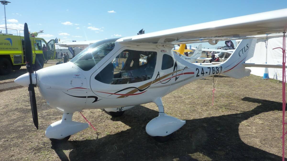 Hastings District Flying Club's newest member: The new CTLS aircraft from Germany due next month.