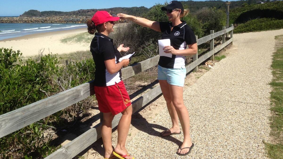 Ready to showcase our beach: Camden Haven SLSC secretary Rowena Bennett and vice president/carnival director Linda Hoffman discuss the upcoming Branch Surf Life Saving Carnival.