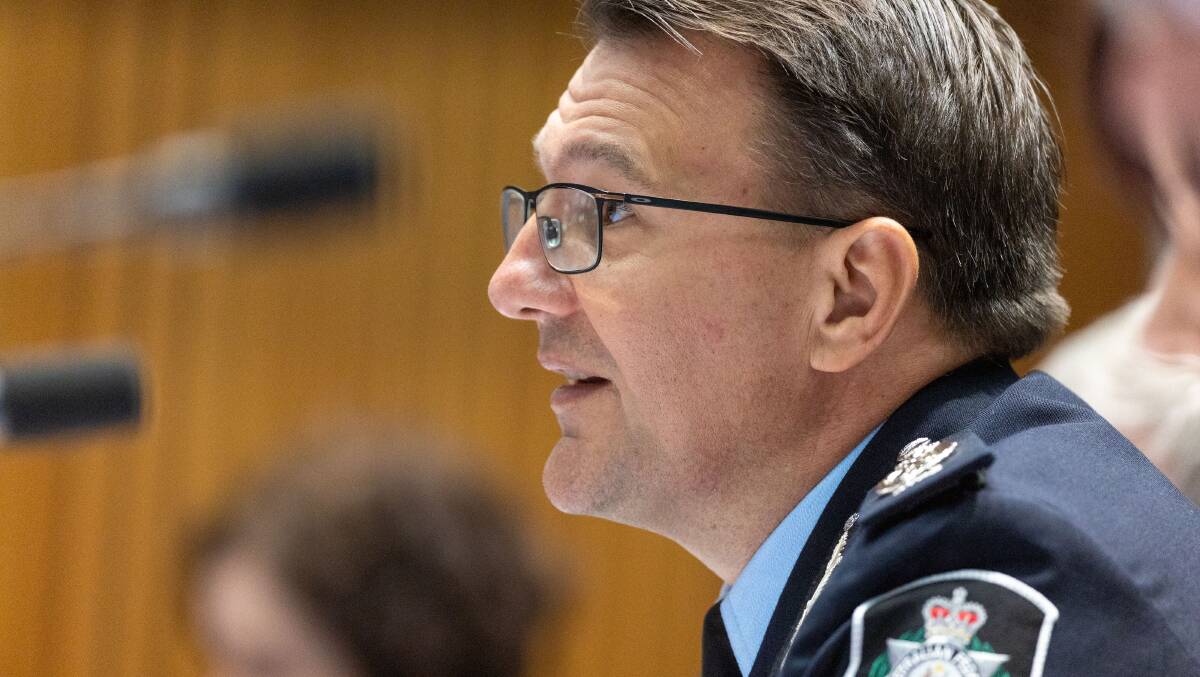 Australian Federal Police Commissioner Reece Kershaw. Picture by Gary Ramage