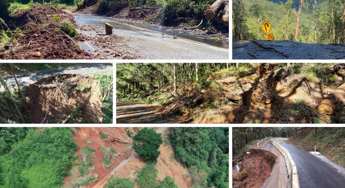Port Macquarie-Hastings Council estimates it will cost $51.6 million to remediate 86 landslips across the LGA. Photos: Port Macquarie-Hastings Council 