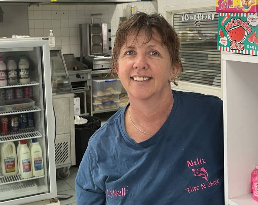 Nellz Flipz N Chipz owner Lynell Verey has felt the impact of the staff shortage crisis. Photo: Mardi Borg