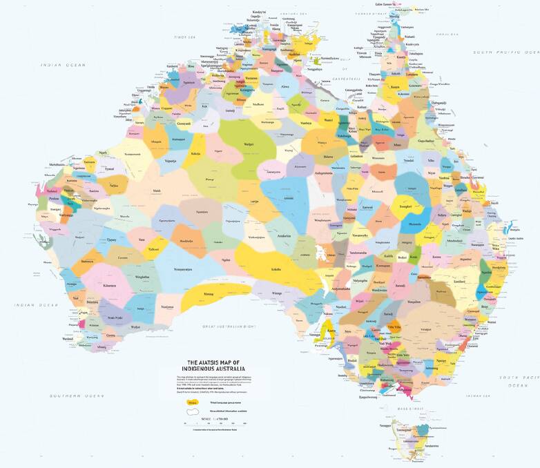 Map of Indigenous Australia. Source: AIATSIS