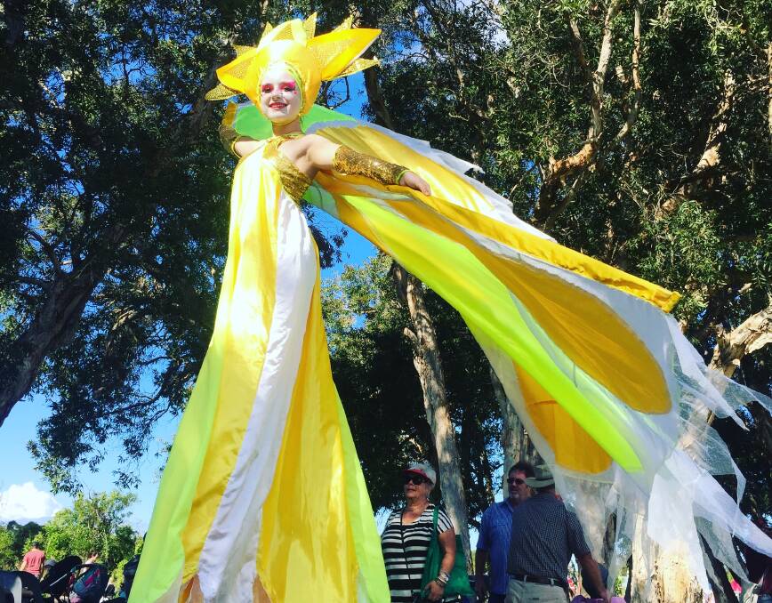 Slice of Haven: Magnificent stilt walkers dazzled the crowd with their skill, costumes and sense of fun.