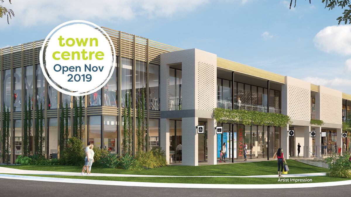The architecturally-designed Sovereign Place town centre will open in November in the heart of the Sovereign Hills community.